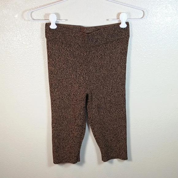 GANNI Mélange Ribbed-Knit Shorts size XXS - Picture 2 of 9